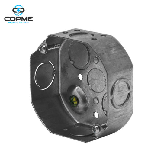 CAJA OCTAGONAL METALICA