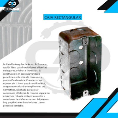 CAJA RECTANGULAR METALICA