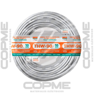 ROLLO DE CABLE INDECO 10# THW-90