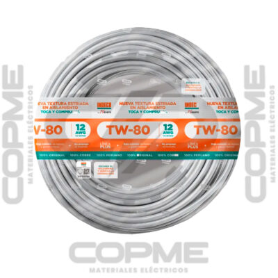 ROLLO DE CABLE INDECO 12# TW-80